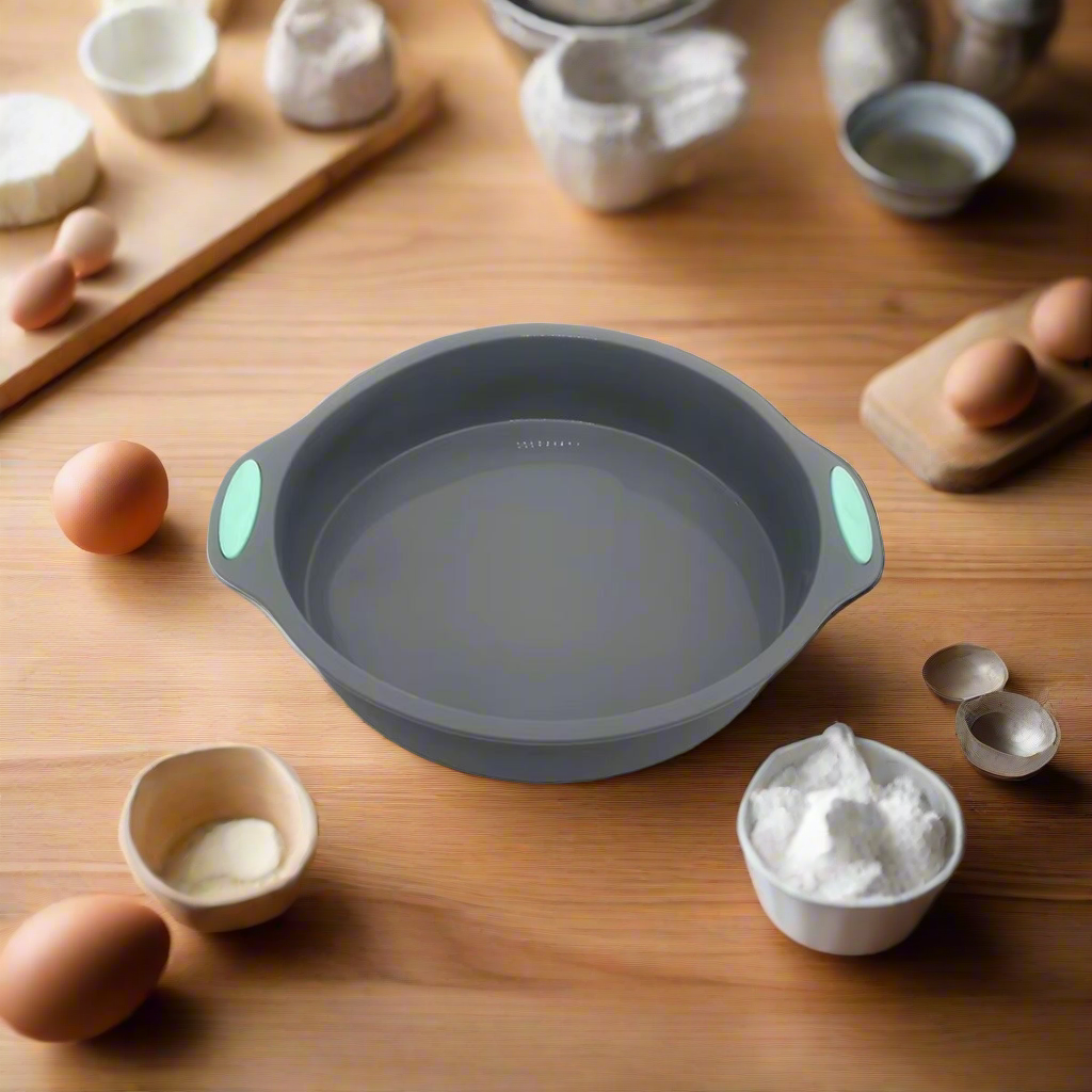 Silicone round cake mold