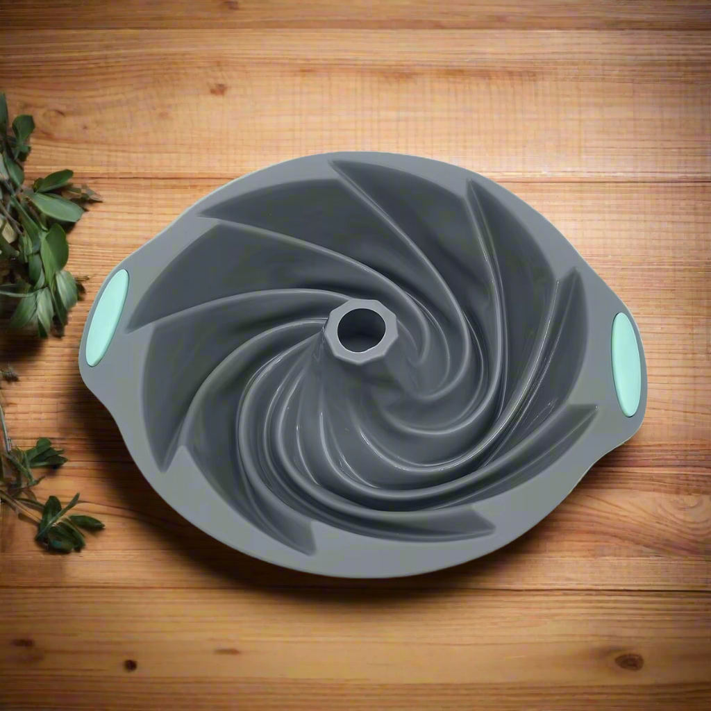 Silicone rotary cake mold