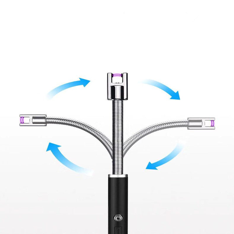 Flameless stainless-steel electric arc lighter for gas and stove