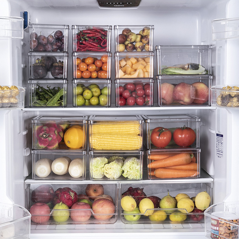Plastic kitchen organizers with lid 2500ml