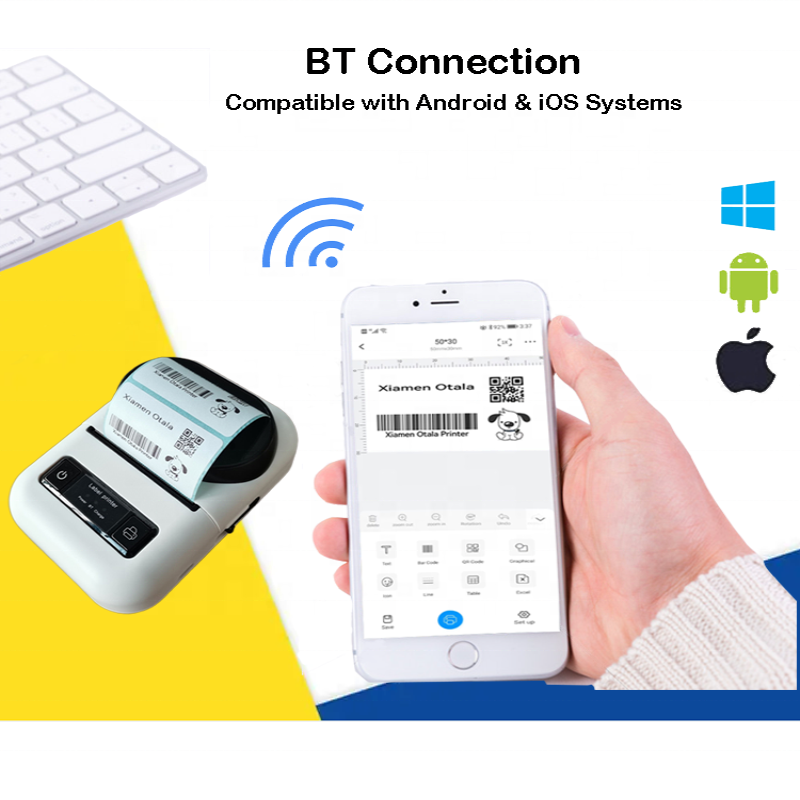 Inkless and bluetooth portable label maker phomemo M110