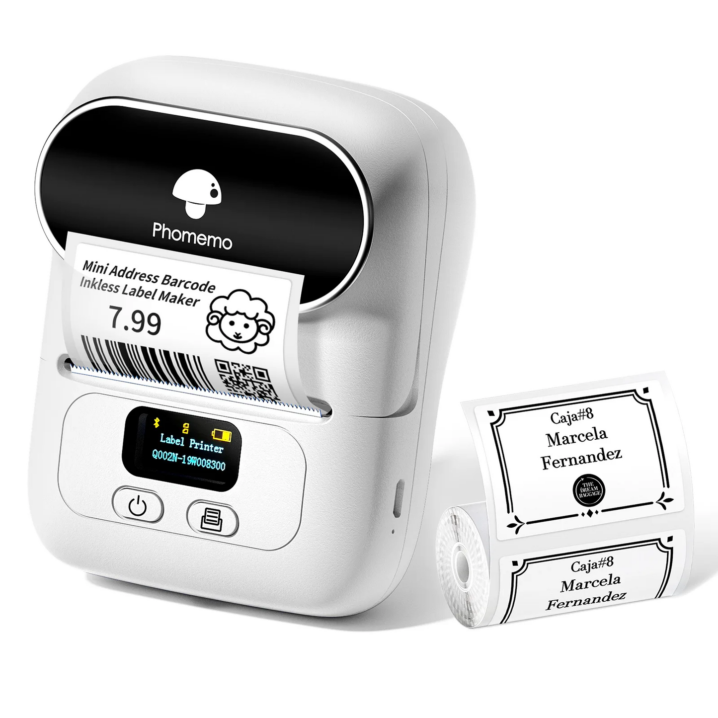 Inkless and bluetooth portable label maker phomemo M110
