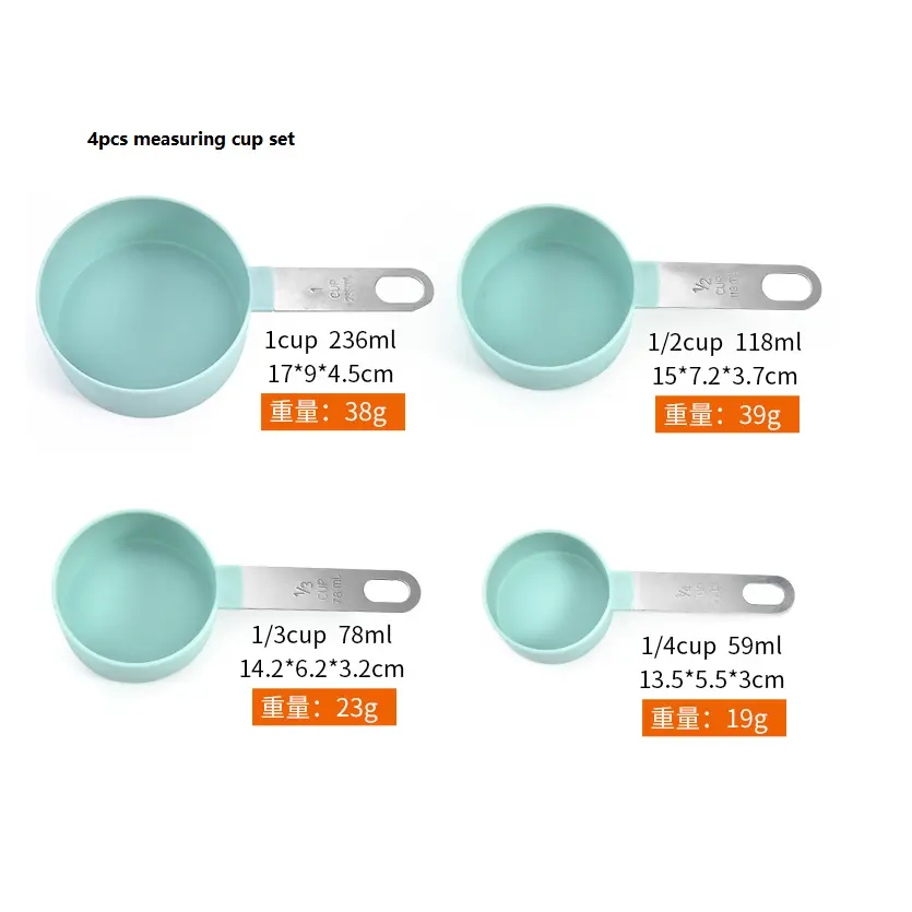 Measuring cups and spoons 8pcs