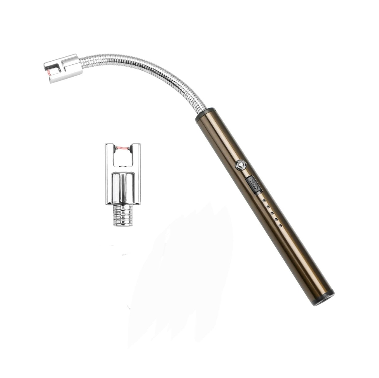 Flameless stainless-steel electric arc lighter for gas and stove