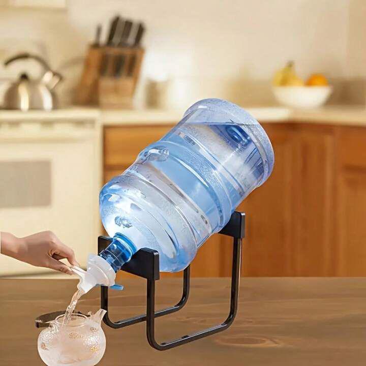 Water gallon stand black