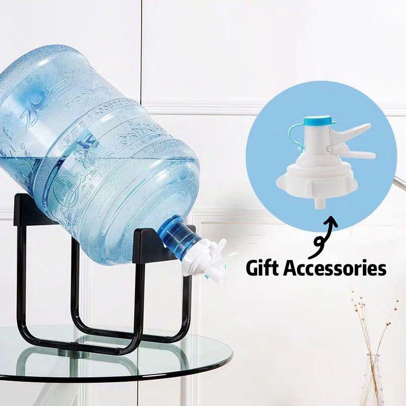 Water gallon stand black