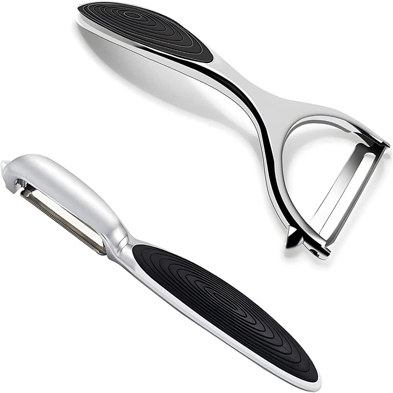 Vegetable peeler Y and l shaped with durable non-slip handle