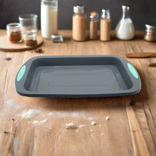 Silicone rectangle baking mold