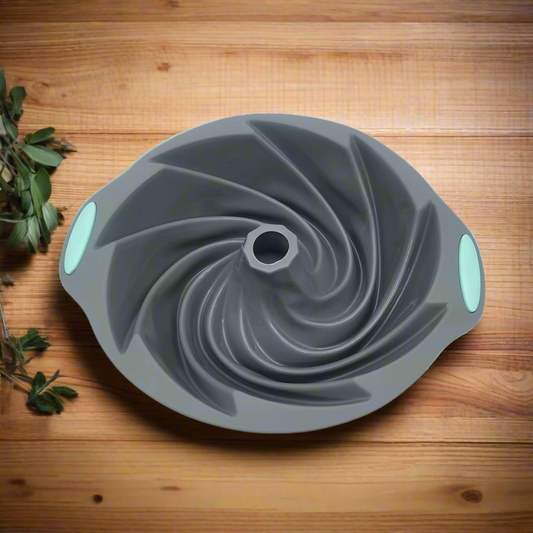 Silicone rotary cake mold