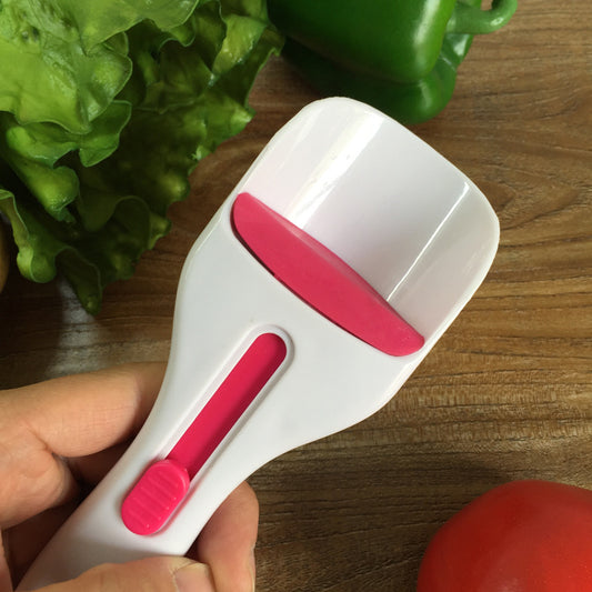 Plastic cupcake scoop