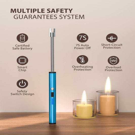 Flameless stainless-steel electric arc lighter for gas and stove