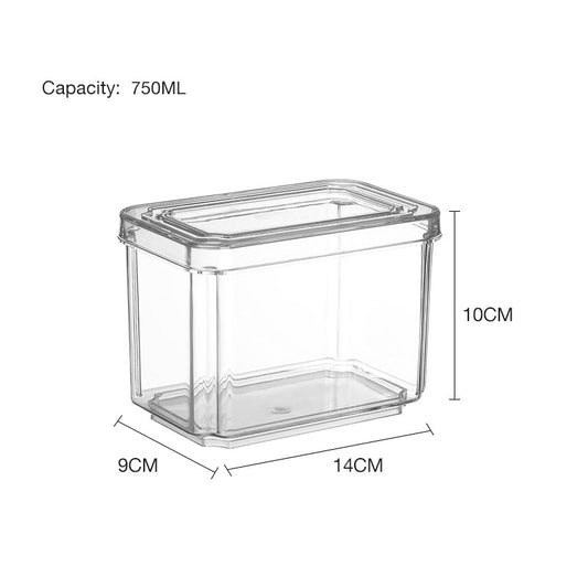 Plastic kitchen organizers with lid  750ml