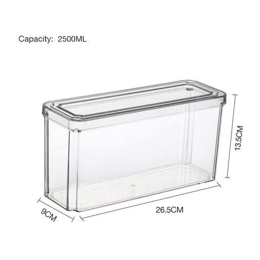 Plastic kitchen organizers with lid 2500ml