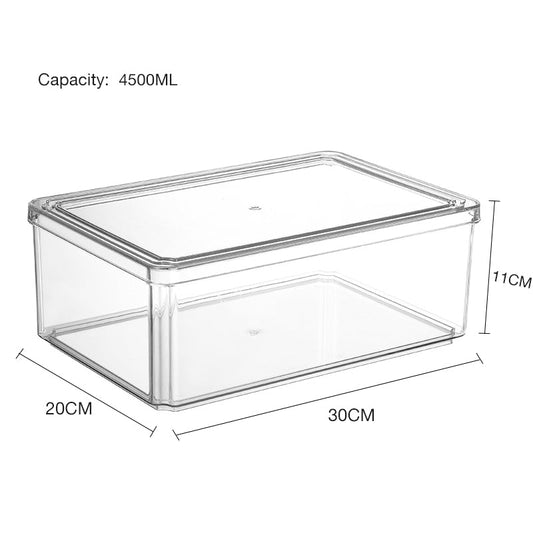 Plastic kitchen organizers with lid 4500ml