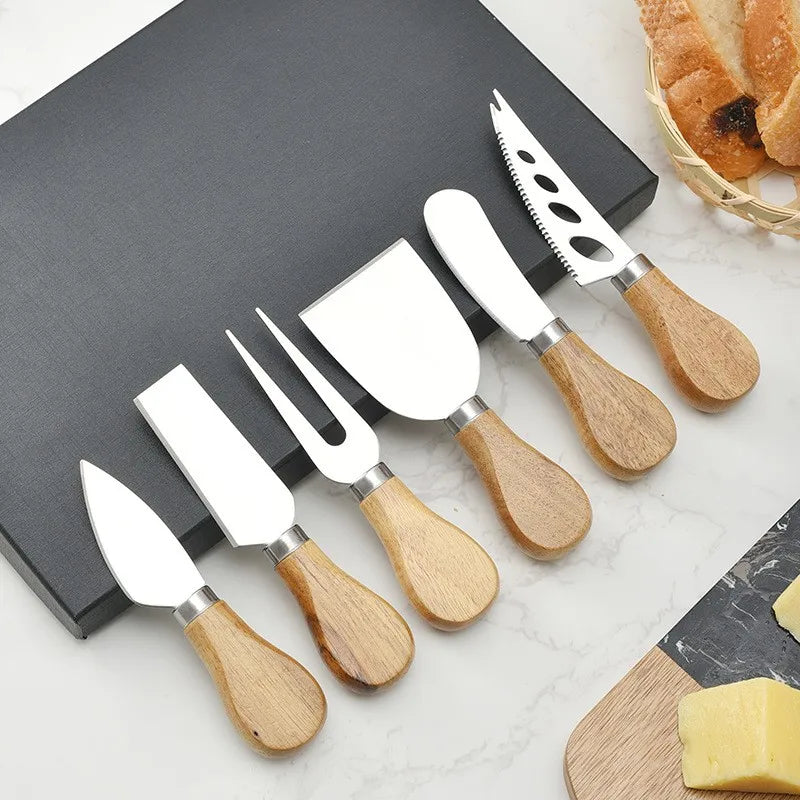 6-Piece Cheese Knife Set