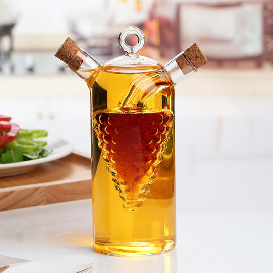 2 in 1 Glass oil and vinegar separation pot 250ml