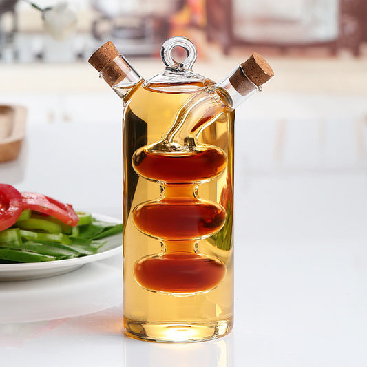 2 in 1 Glass oil and vinegar separation pot 300ml