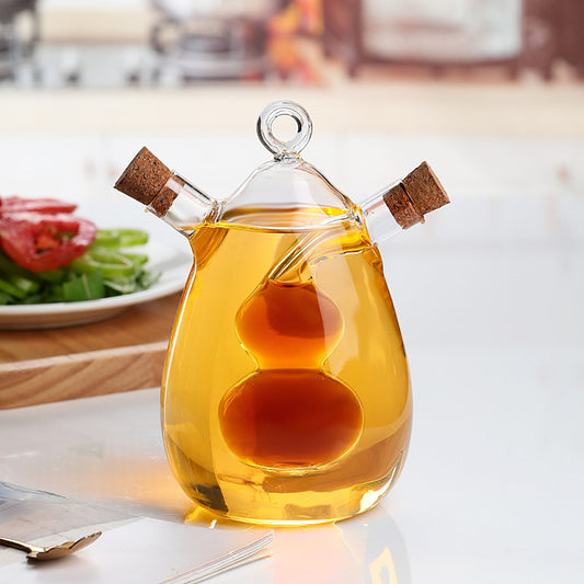 2 in 1 Glass oil and vinegar separation pot 450ml