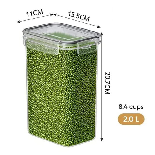 Plastic kitchen storage  2L BPA free