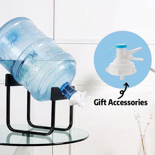 Water gallon stand black